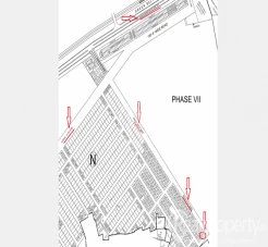 Cornor Plot 4810 sq. ft at 70 ft road, Block N DHA Phase 6
