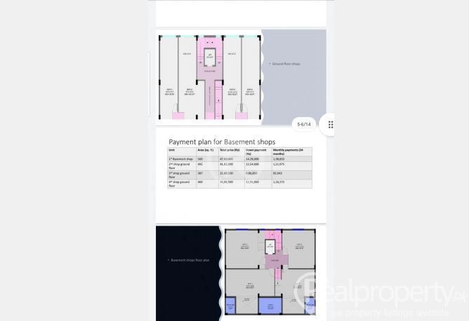 shops and appartments for sale on easy installments in bahria town lahore