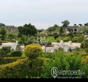 7.2 Marla attractive landscape corner plot in Zafar Ali block , Wah Modal Town-3