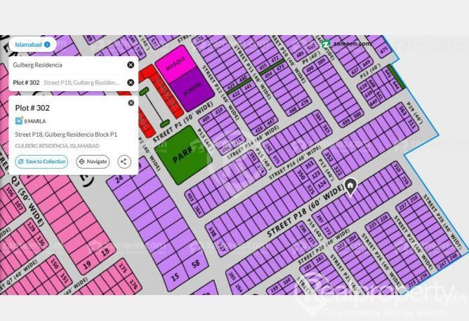 Ideal Residential Plot for Sale in Gulberg Residencia Block P-1 on 60FT Road 300s