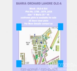bahria orchard lahore 5 marla plot is available for sale reasonable price 