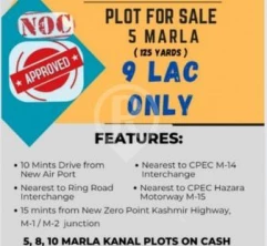5 MARLA PLOT FOR SALE