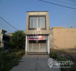 Newly build double storey plaza