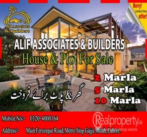 10 Marla Plot For Sale in Thay Panju Kahna Nau Lahore.