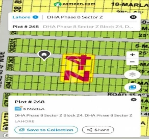 5 Marla Plot for sale DHA Phase 8 Z4