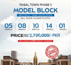 Faisal town sector O ( Model Block ) 
