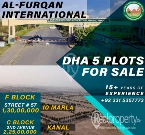 10 marla plot in DHA 5 islamabad