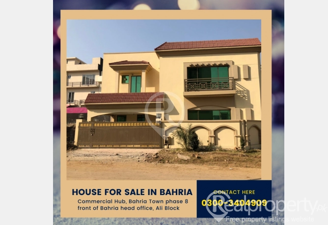 10 Marla House in Bahria Town phase 8