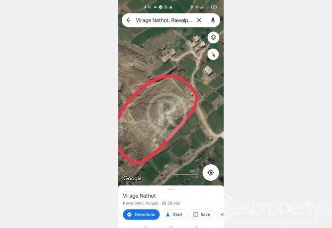 Plots for sale near kahuta in nathot in reasonable price