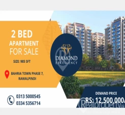 2 BEDROOM APARTMENT For Sale in Bahria Town Rawalpindi Phase 7