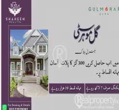  Book Your residential plot at best price in Gul Mohar City.