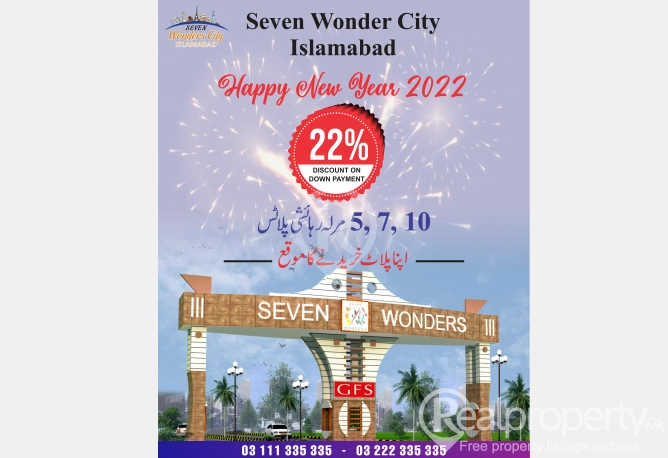 seven wonders city islamabad,New year offer