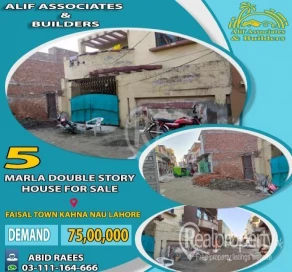 5 Marla Double Story House For Sale in Faisal Town Kahna Nau Lahore.