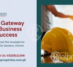 4 Marla Commercial Plot Available for Sale in Din Gardens, Chiniot - The Gateway to Business Success