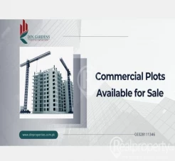4 Marla Commercial Plots are Available for Sale in Din Gardens Chiniot