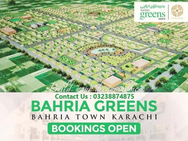 BAHRIA GREEN 75 SQ YARDS PLOTS IN EASY INSTALLMENT PLAN AVAILABLE