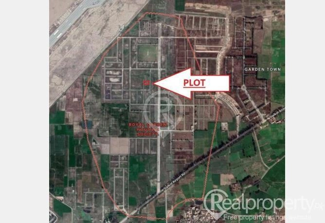 10 marla plot for sale in royal gardens near sialkot Airport