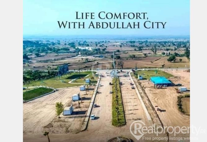5 Marla Plot File for sale at Abdullah City Rawalpindi on 4 years easy installement