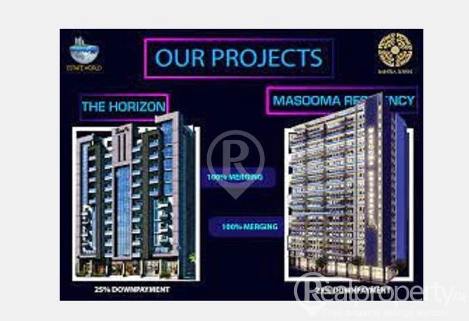Bahria Town Project Masooma Residency commercial residential Apartments