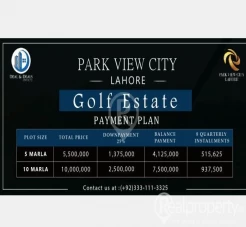 Lahore Park View City Payment Plan