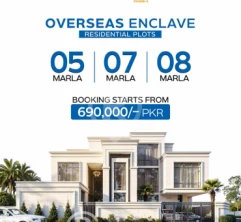 5 Marla plot for sale Faisal Town Overseas Enclave 